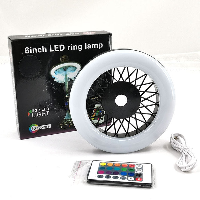 T's Prime Hubb™ Colorful LED Hookah Ring Lamp
