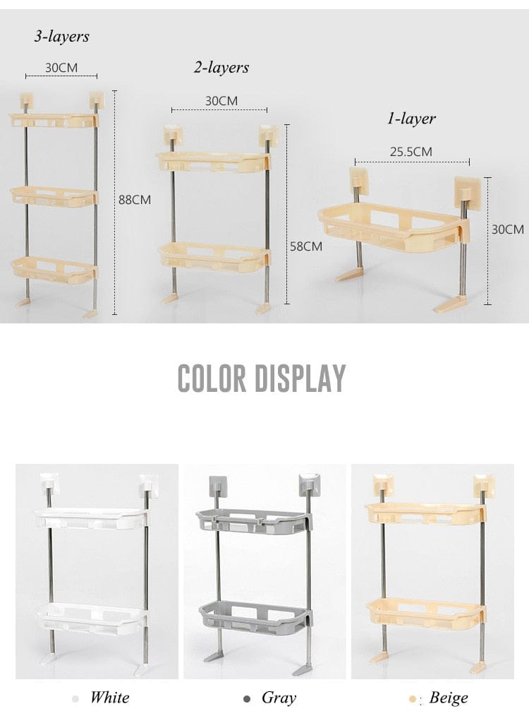 T's Prime Hubb™ Over The Toilet Shelf