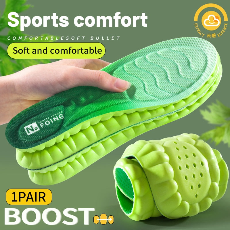 T's Prime Hubb™ 4D Latex Sport Support Running Insoles
