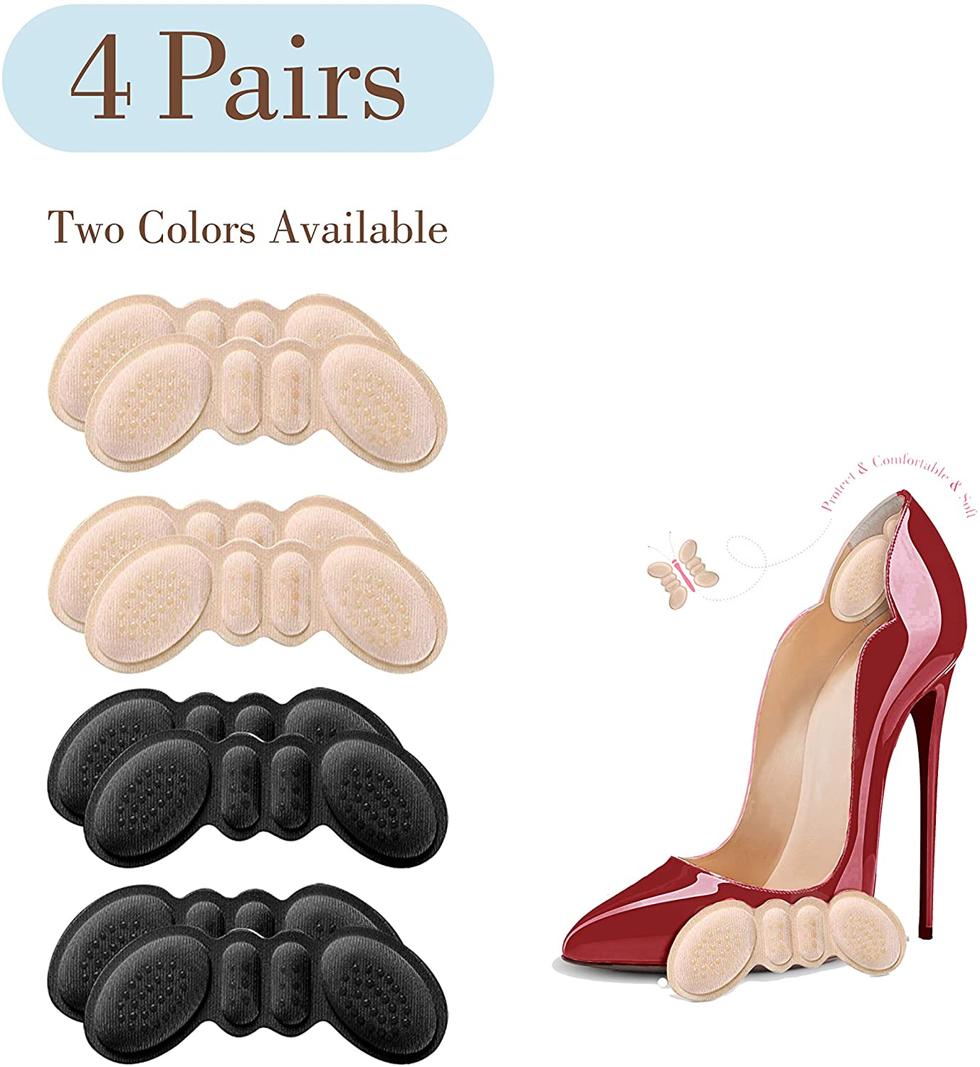 T's Prime Hubb™ ComfortStep Heel Cushion Pads