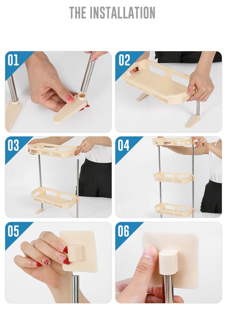 T's Prime Hubb™ Over The Toilet Shelf