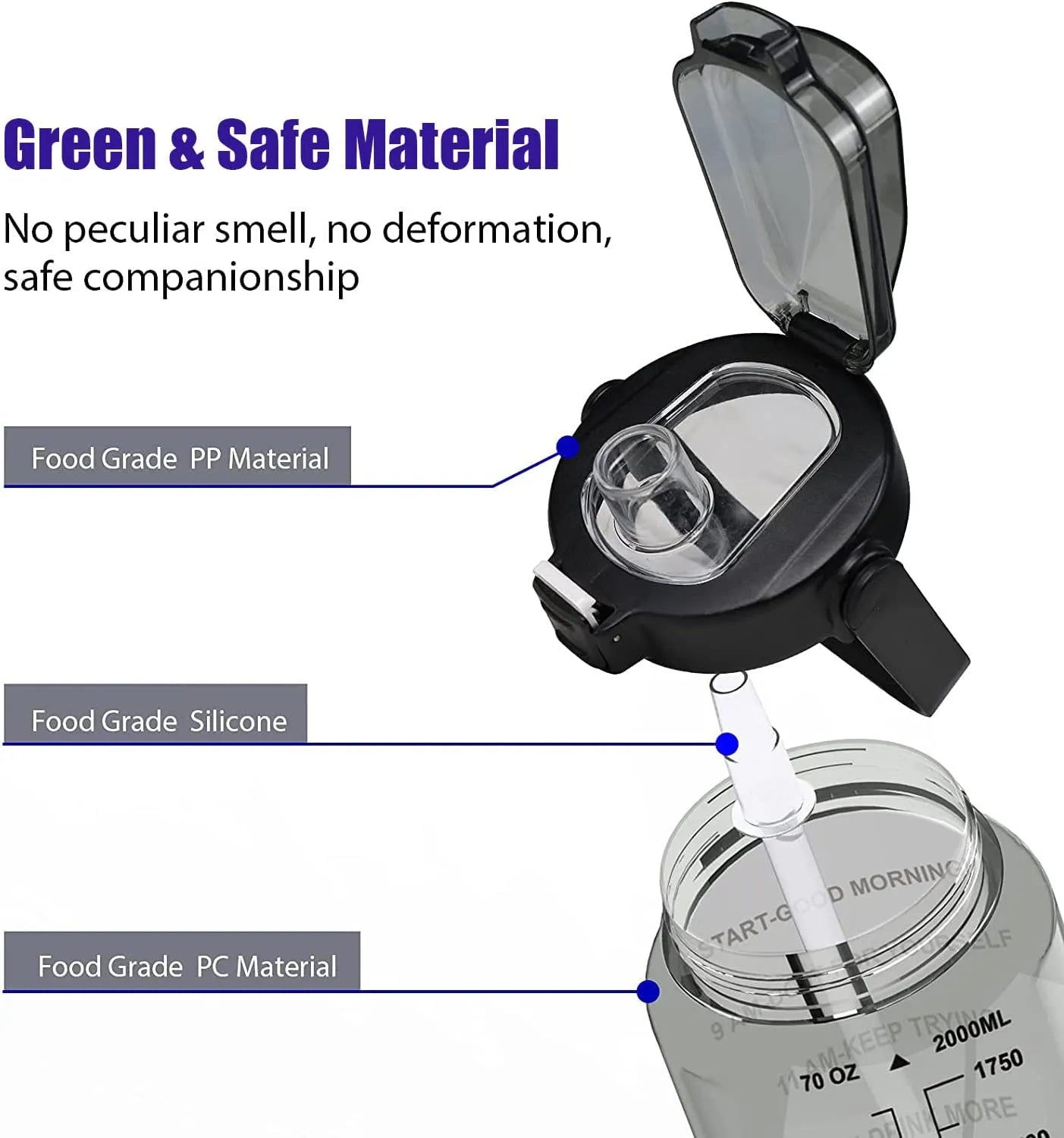 T's Prime Hubb™ Water Bottle with Pocket Sleeve