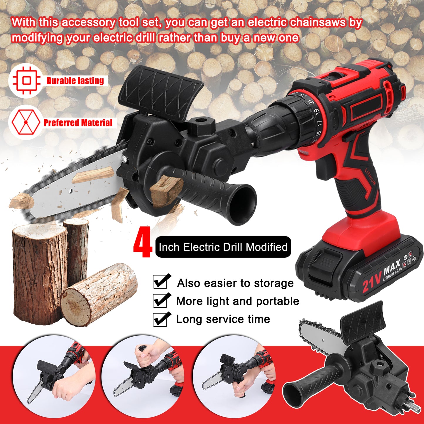 T's Prime Hubb™ Electric Drill Converter