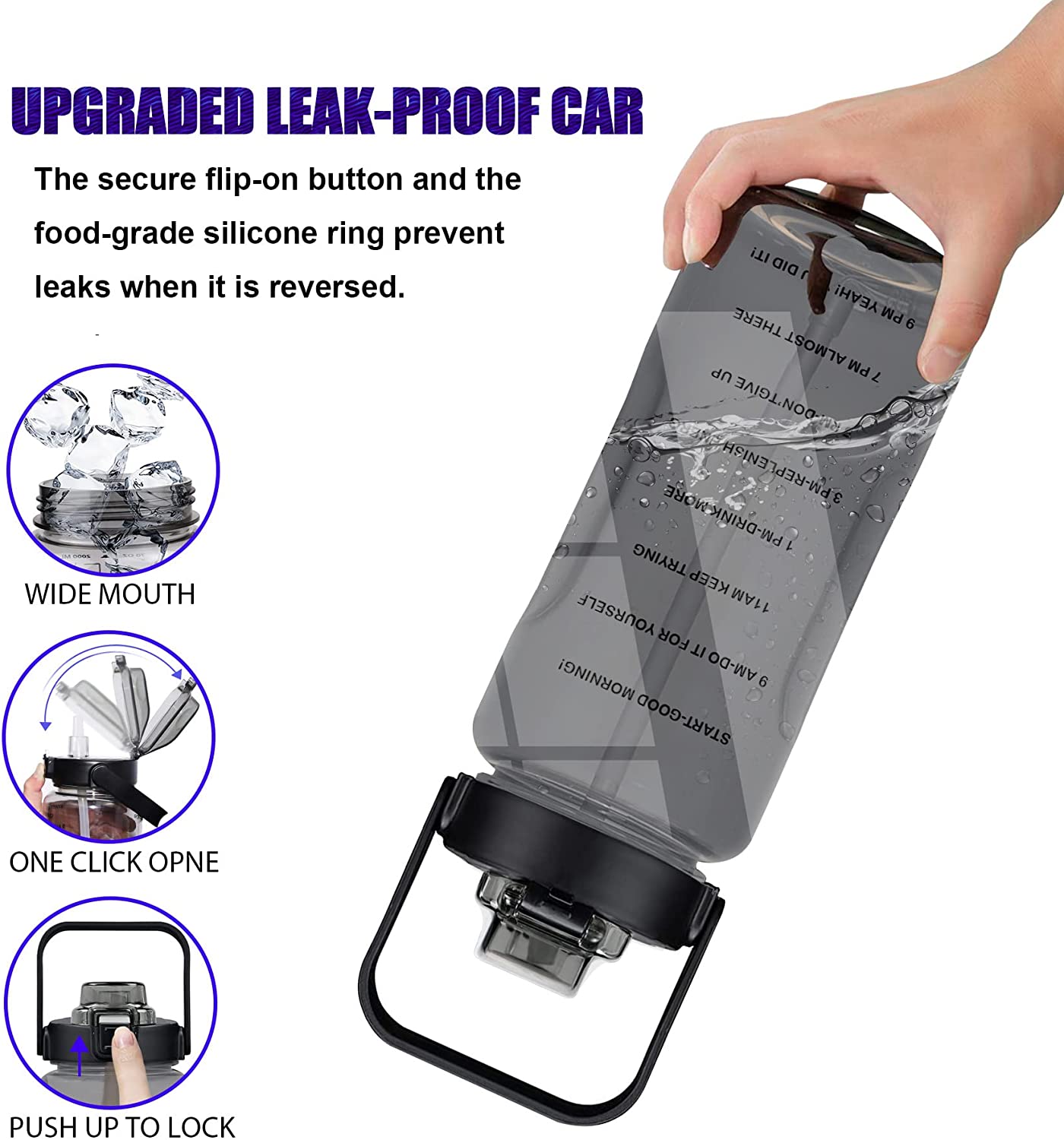 T's Prime Hubb™ Water Bottle with Pocket Sleeve