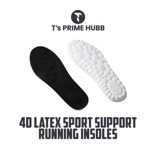 T's Prime Hubb™ 4D Latex Sport Support Running Insoles