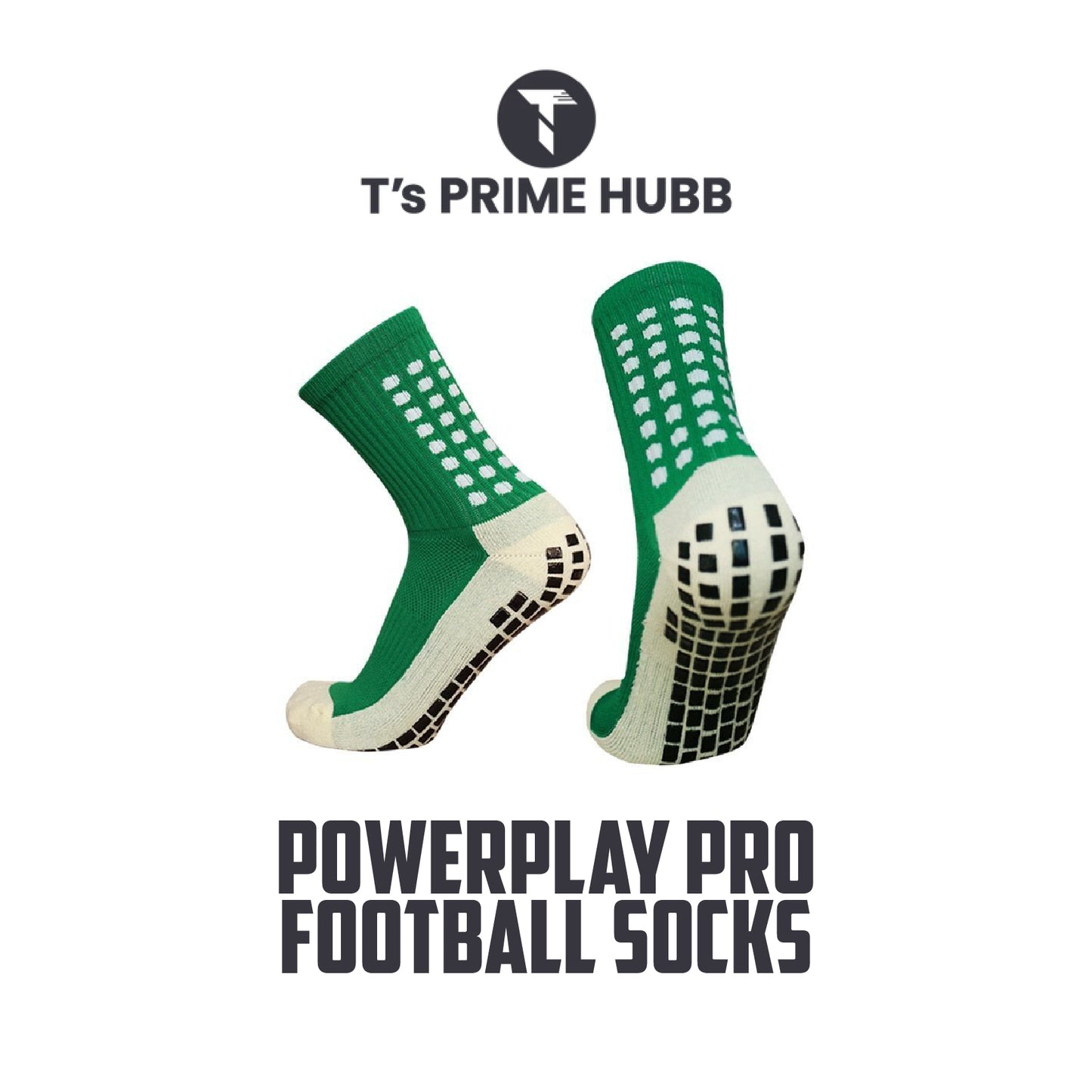 T's Prime Hubb™ PowerPlay Pro Football Socks