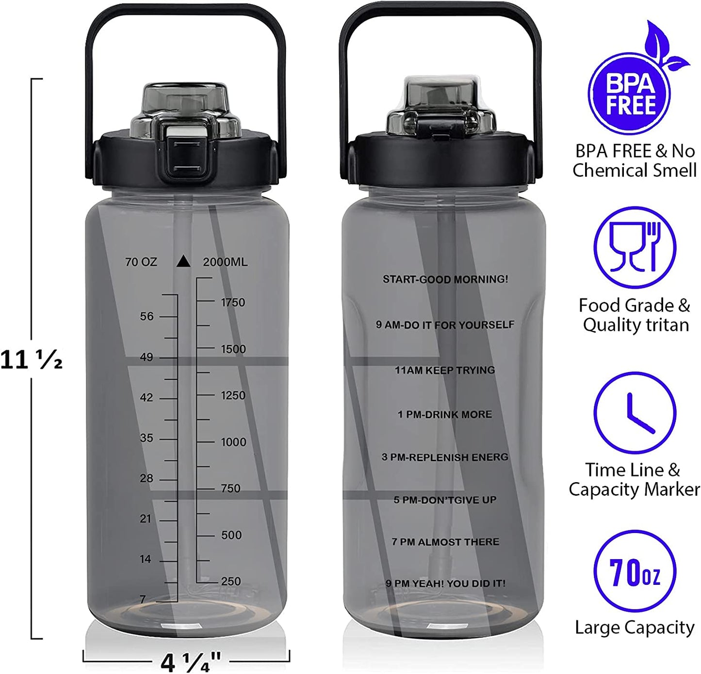 T's Prime Hubb™ Water Bottle with Pocket Sleeve